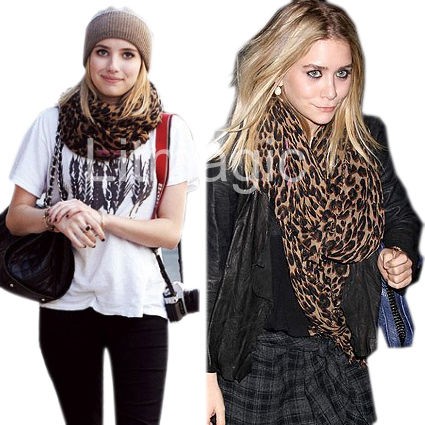 Pashmina Celebrity Hot Stunning Print Leopard Soft Shawl Scarf Wrap 