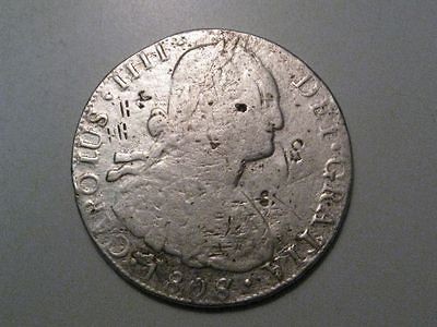 1808 PTS PJ 8R. Silver 8 Reales. Potosi, Bolivia. Ship wreck coin Sea 