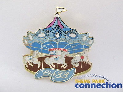 Disney Disneyland Club 33 King Arthur Carrousel 50th Member Dinner Pin