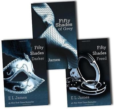 James Fifty 50 Shades of Grey, Darker & Freed Trilogy 3 Books 