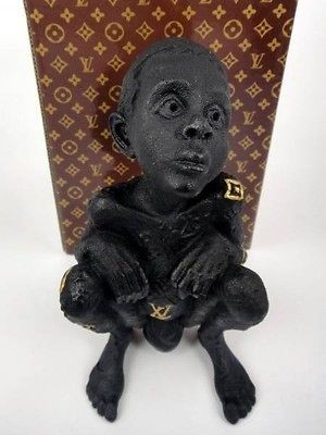   Edition 100 ED Louis Vuitton LV Child Bronze BEEJOIR UK Statue w/ COA