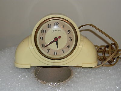 Vintage 1940s Art Deco Sessions Alarm Clock   USA  