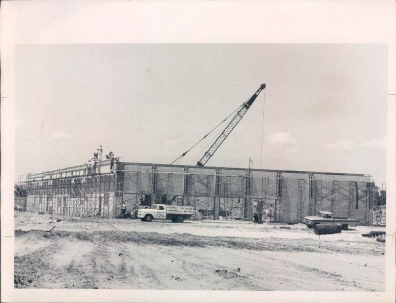 1968 St Petersburg Florida Zayre Discount Store Construction 9th Ave 