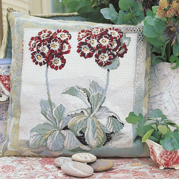   EHRMAN PAINTED LADIES CUSHION FRONT TAPESTRY KIT 16.5 X 16.5 BNWT