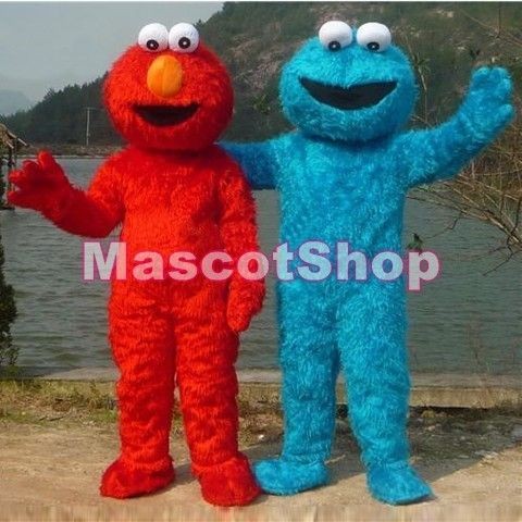 Sesame Street COOKIE MONSTER MASCOT COSTUME Adult Size