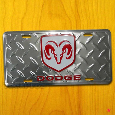 Vintage Dodge License Plate Tag Frame Sign Emblem cr (Fits 1950 Dodge 