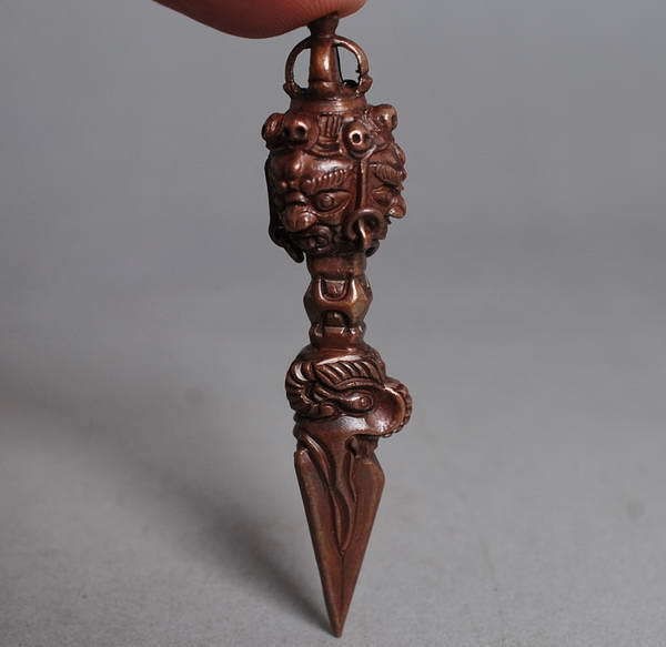 FACE Akshobhyavajra Phurba CHU Dagger Tibet Buddhist Copper