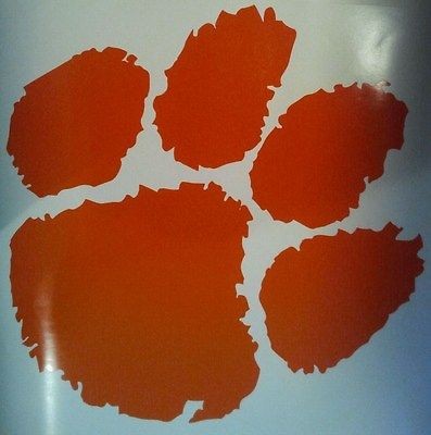 CLEMSON TIGERS CORNHOLE DECALS   2 CORNHOLE DECALS  Window Decals