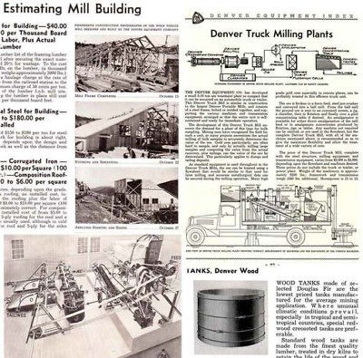 Gold & Silver Mining & Milling catalog on CD 1/20.3 G scale HO O S N 