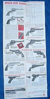 Vintage Original 1975 RUGER FIREARMS   Rifles   Revolvers   Pistols 