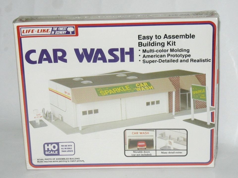 Life Like Heljan 1361 HO Sparkle Car Wash Kit MISB 90s