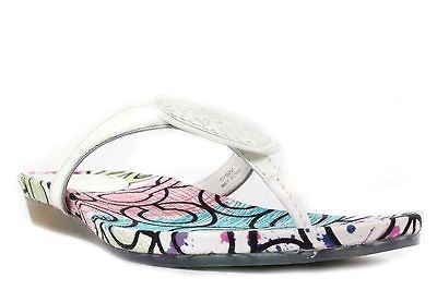 Coach Sophie Flip Flops ColorWhite/Multi Size (Womens)  7.5 Retail 