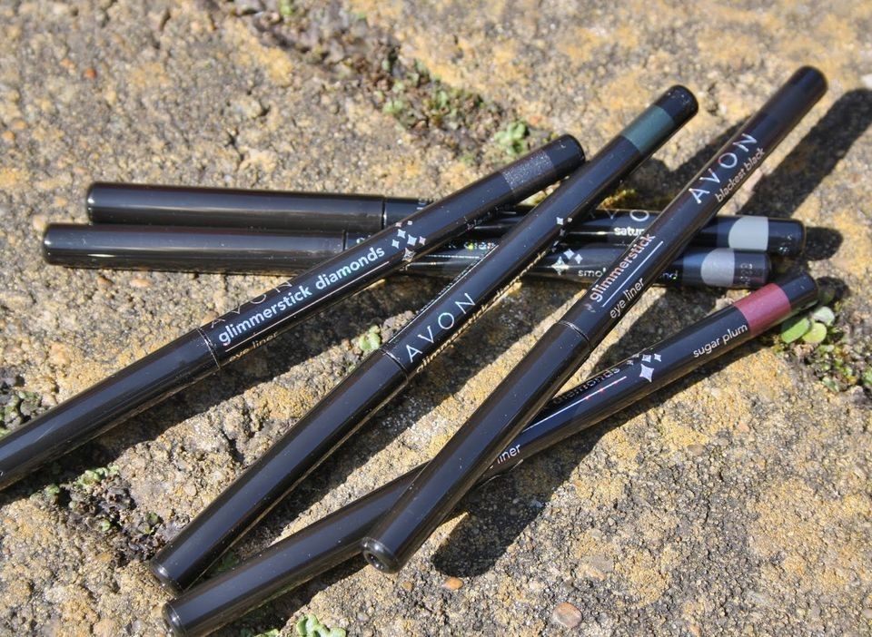 LOT OF 12 AVON GLIMMERSTICKS Diamonds Eye Liner MIX ANY