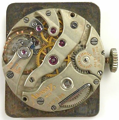 Agassiz   Complete Running Wristwatch Movement 