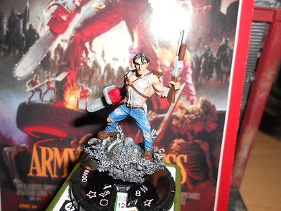 CUSTOM Heroclix ASH Army of Darkness Evil Dead 1 2 PRO PAINTED LE 