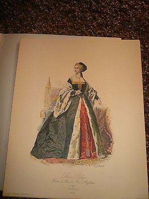 Vintage Pouquet Lithograph Anna Ivanovna 1730 Russian Empress Morris 