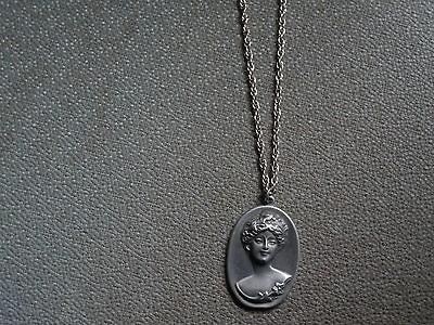 Colonial Pewter by Boardman Pendant Necklace Handcrafted Design