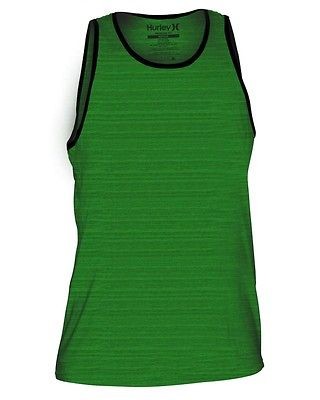 Mens Hurley Staple Marble Premium Fit Tank Top Celtic Green Large 