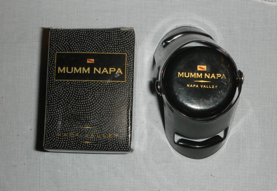 Mumm Napa Napa Valley Champagne Bottle Stopper NEW SEALED GREAT GIFT 