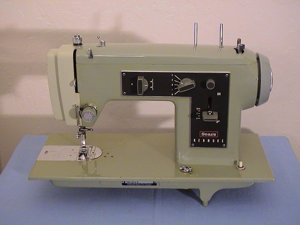  Kenmore Model 1310 Heavy Duty Quality Metal Sewing Machine 1968