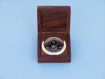 Boxed Black Desk Compass 3 Compass In A Box Boxed Compass Nautical 