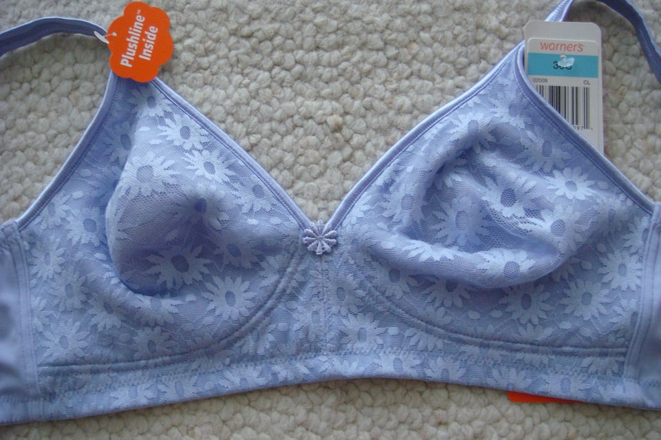 2009 DAISY LACE WIRE FREE BRA WITH PLUSHLINE INSIDE 36C/38D/40C on