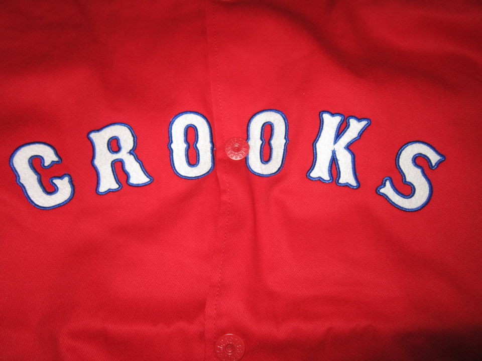 CROOKS AND CASTLES VARSITY BASEBALL STYLE JACKET COAT PIC SIZE HUF 10 