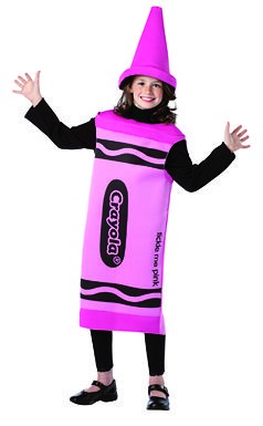 Kids Crayola Costume   Tickle Me Pink Crayon