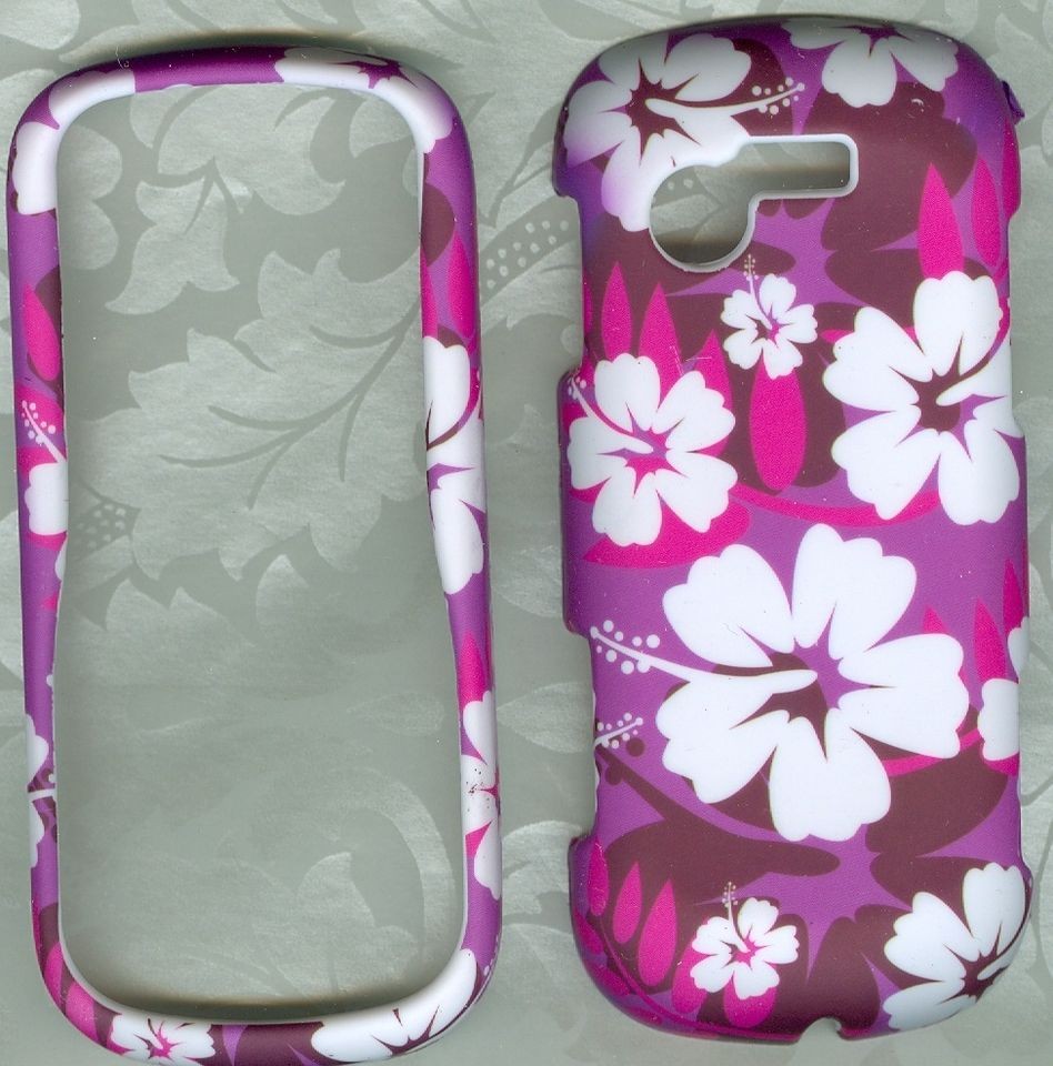   SGH A667T Evergreen A667 Faceplate Phone Cover Case PURPLE LOTUS