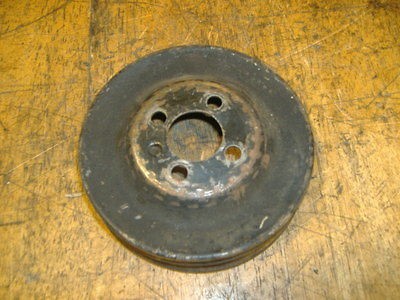 VW Diesel Crankshaft Dual v belt Pulley 77   92 yr