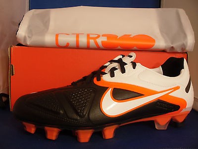 Nike CTR360 Maestri II 2 FG SZ US 10 BLACK WHITE ORANGE BOOTS ( 429995 