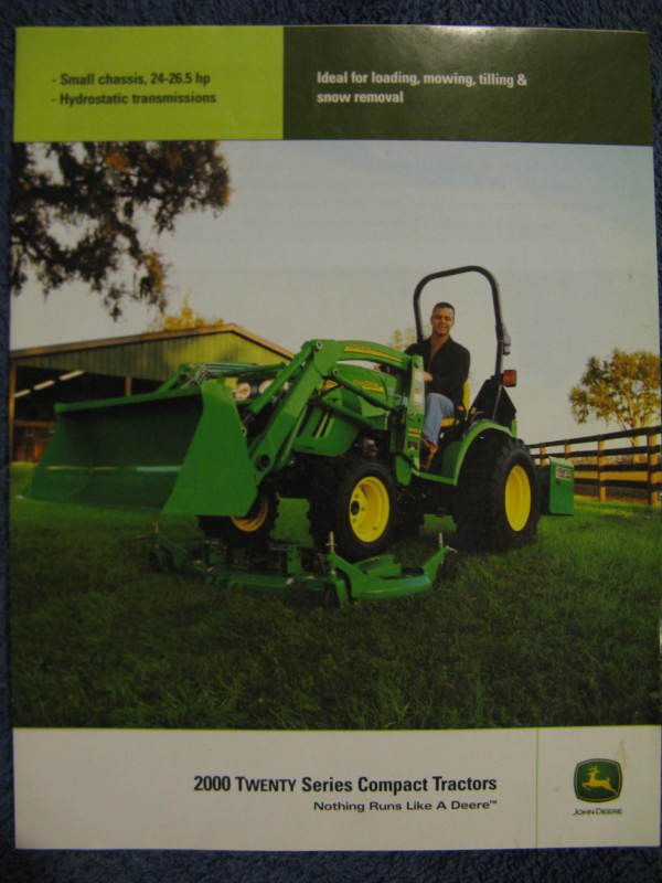 John Deere 2320 2520 Compact Tractor Brochure DKE052299