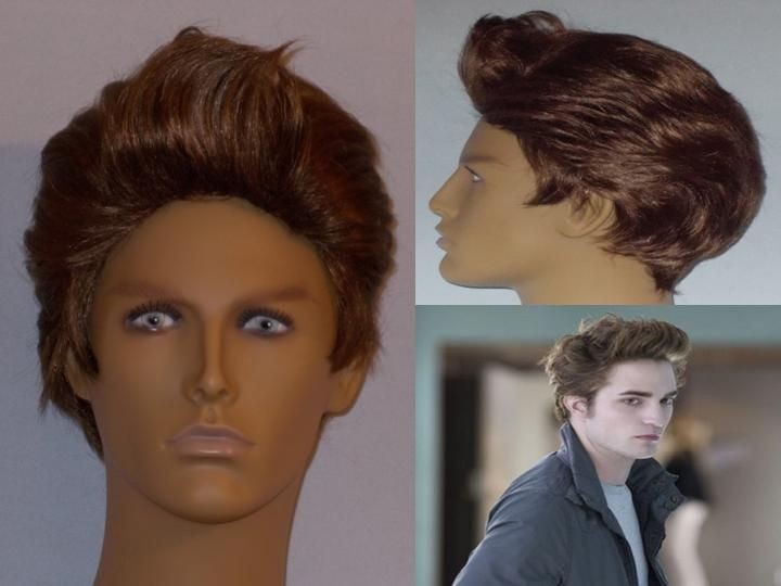 DELUXE EDWARD CULLEN ROBERT PATTINSON TWILIGHT VAMPIRE SPIKEY WIG