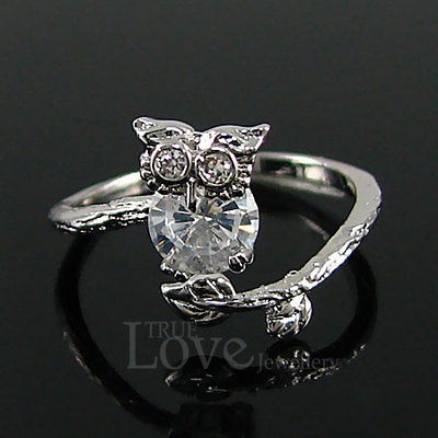 owl ring in Rings