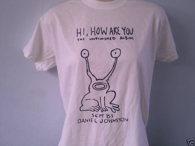 DANIEL JOHNSTON HI HOW ARE YOU MENS MUSIC T SHIRT