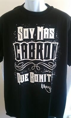 SOY MAS CABRON QUE BONITO T SHIRT SM XL LA RAZA T SHIRT