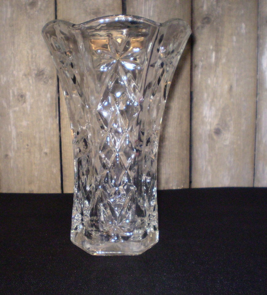 Anchor Hocking Star of David EAPC Vase