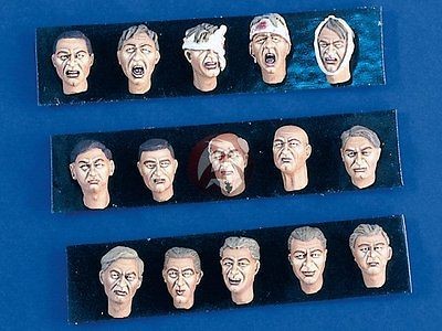 Verlinden 1/35 Character Head Set (new 15 pieces) 1730