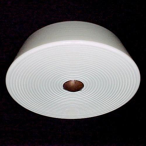 Space Age White Drum Ceiling Light Shade 7 1/2 X 3 X 9 1/2 Sputnik 