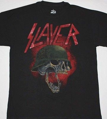 SLAYER SKULL THRASH METAL DEFIANCE TESTAMENT MEGADETH S.O.D. NEW BLACK 