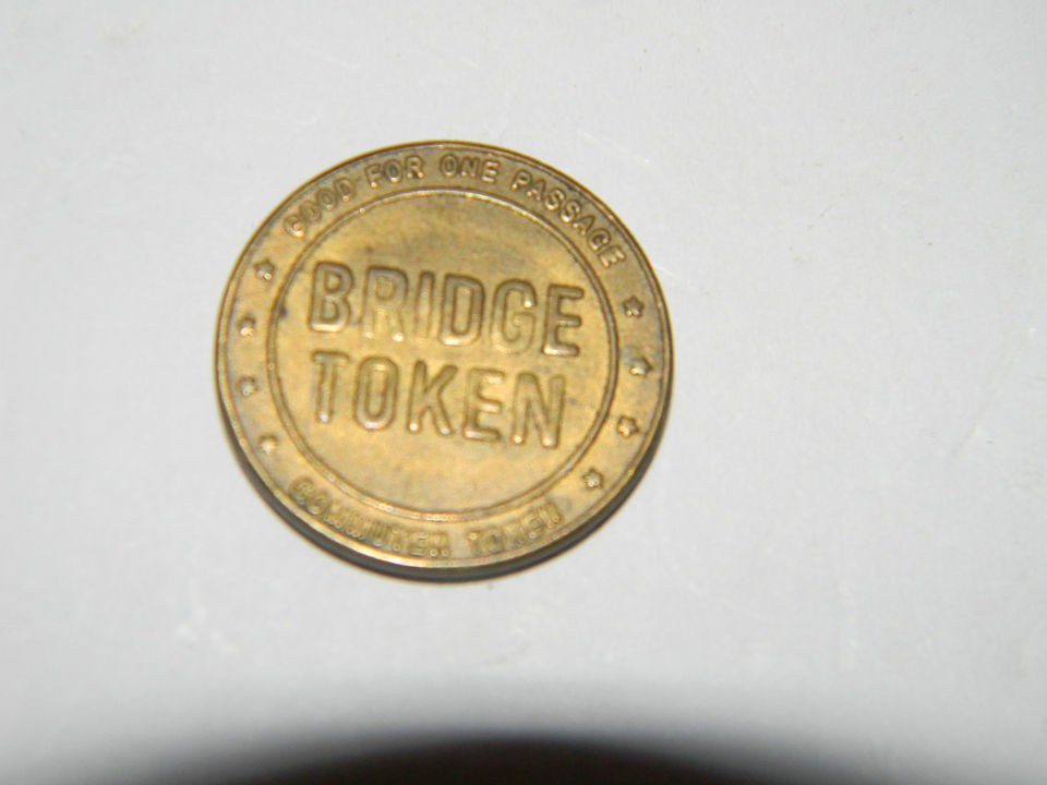 Vintage 1980s Pennsylvania, Delaware & N.J. Bridge Token in Very Good 