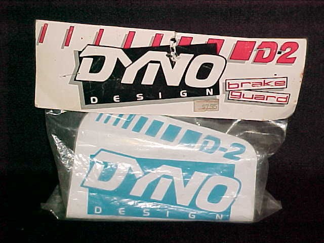 Rare NOS Blue DYNO DESIGN D 2 BRAKE GUARD Old School BMX Compe GT Pro 