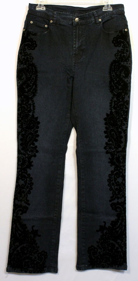 DIANE GILMAN COLLECTION JEANS W/SIDE DESIGN