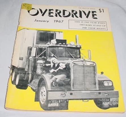 1967 Overdrive Magazine Tractor Trailor Trucking