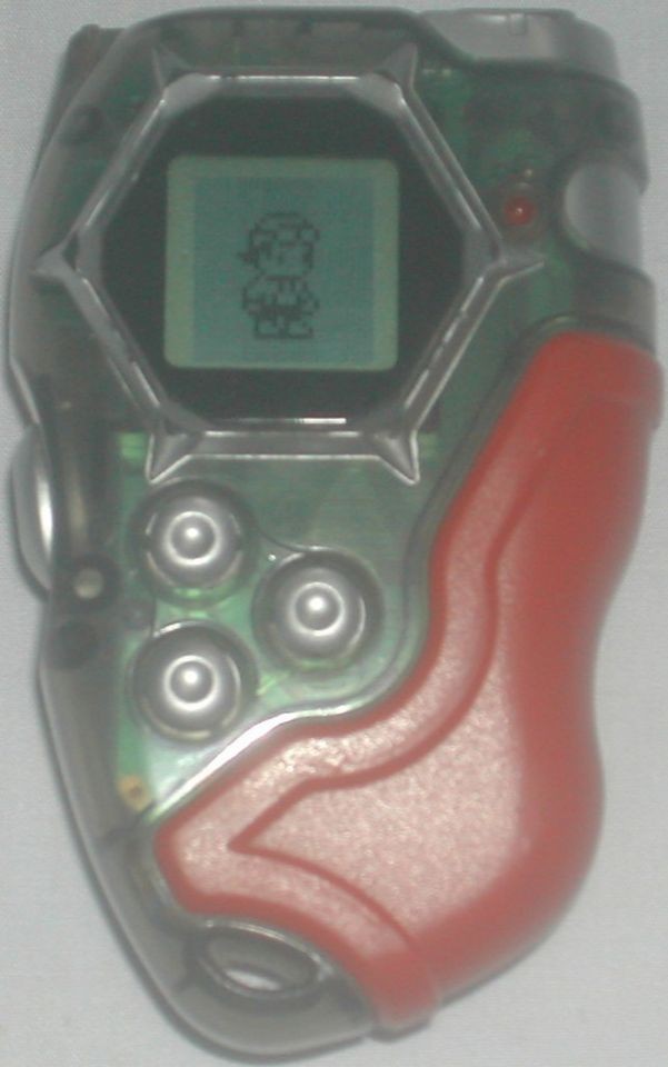Bandai Digimon Digivice D Tector Red & Transparent 2002
