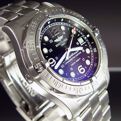   SUPEROCEAN STEELFISH 44MM PRO II AUTOMATIC DIVERS WATCH BLACK A17390