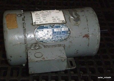 DOERR ELECTRIC CORPORATION 601456DM771 AC MOTOR, ½ HP H56C