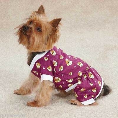 SMALL DOG PAJAMAS mini dachshund poodle papillon DOG PJS MONKEY 