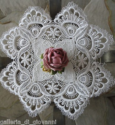 exquisite trim lace doily estate design 11 white 