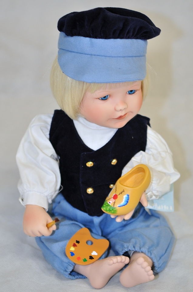 Ashton Drake Edwin Knowles Porcelain Doll HANS Kathy Hippensteel 